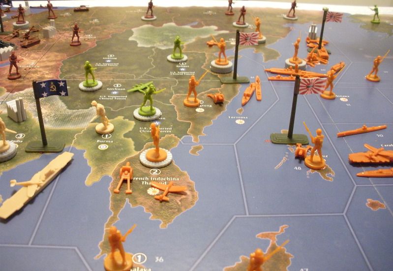Axis and Allies Forums 1942 2e Victory City flag standies